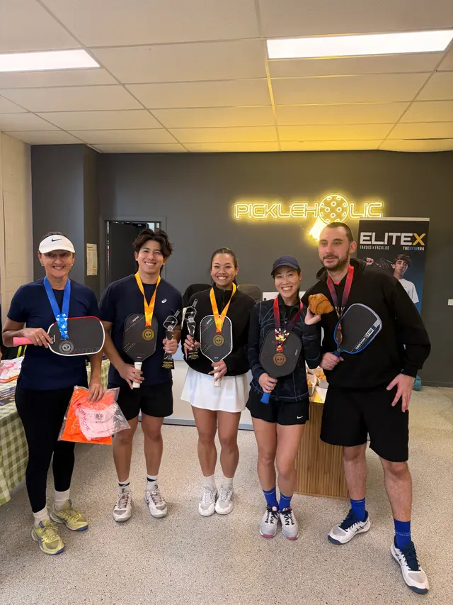 Winter Edition medallists — Pickleholic Doubles Series 2026 Winter Edition
